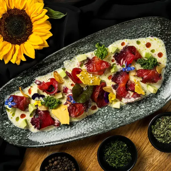 Carpaccio de Alpaca